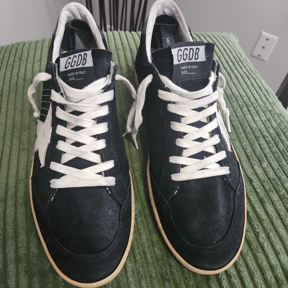 Golden Goose Black and White Men's Sneakers - Picture 1 of 8